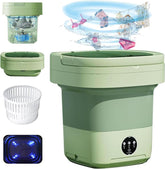 Portable Foldable Washing Machine, Compact Mini Washer
