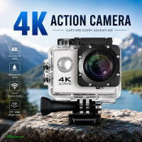 4K Water-Resistant Action Camera