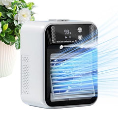 Mini Portable Air Cooler Fan with Water Air Conditioning for Home, Office & Car Use