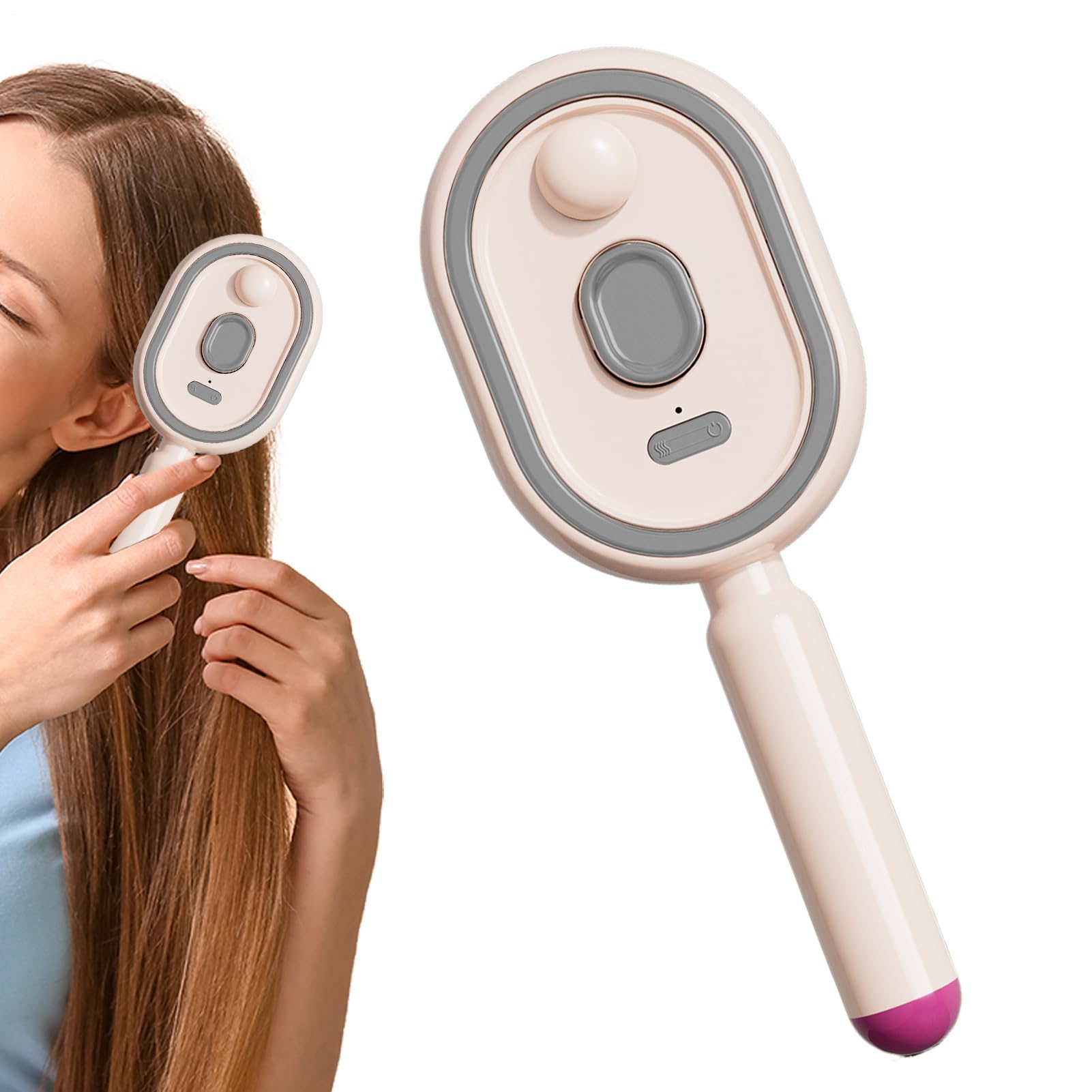 Anti-Static Electric Hair Brush with Oil Spray Massage Comb for Salon Styling